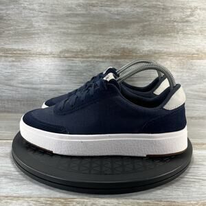 Kizik Women's Prague Blue Suede Athletic Sneakers Size 7.5 Wide